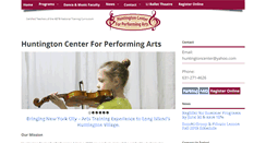 Desktop Screenshot of huntingtoncenteronline.com