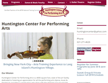 Tablet Screenshot of huntingtoncenteronline.com
